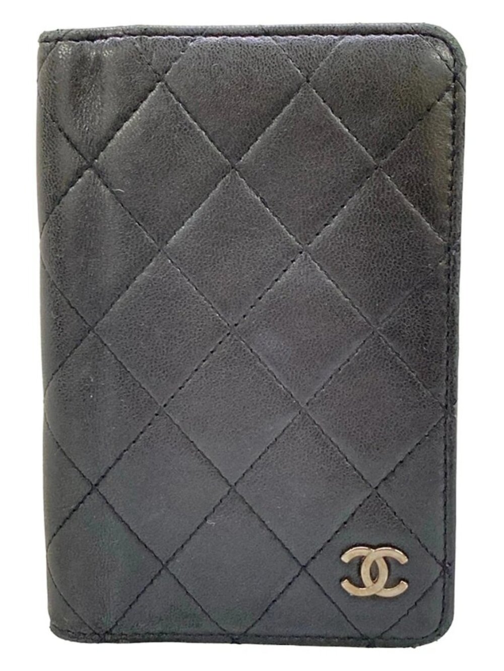 CHANEL Matelasse Black Lambskin Agenda